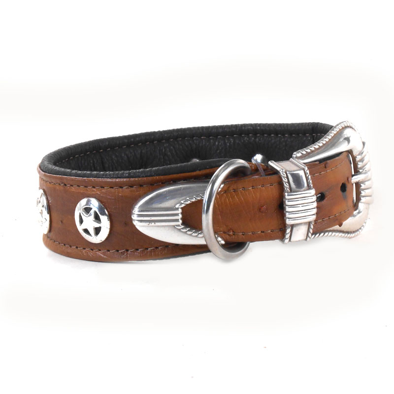 Custom Handmade Leather Dog Collar Luxury Dog Jewelry Small-large
